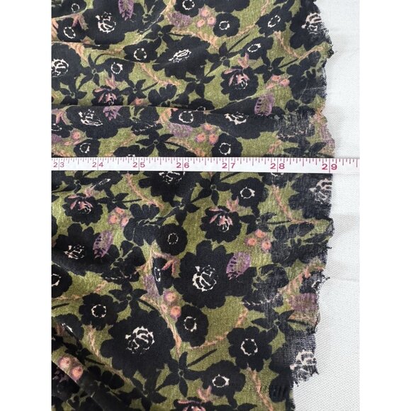 Free People Bella Black Floral Tunic S Babydoll Romantic Boho Peasant Flowy Tier - Picture 6 of 9